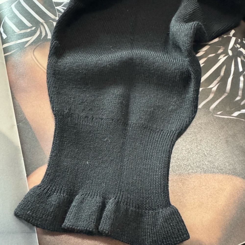 New - Madewell Alpaca-Blend Mockneck Puff Sleeve Sweater - Picture 5 of 7